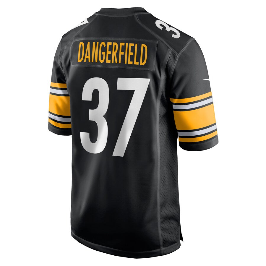 Pittsburgh Steelers Jordan Dangerfield Game Black Football Jersey product image