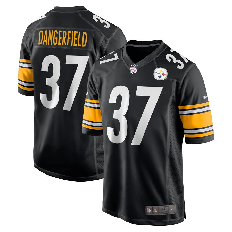 Pittsburgh Steelers Jordan Dangerfield Game Black Football Jersey product image