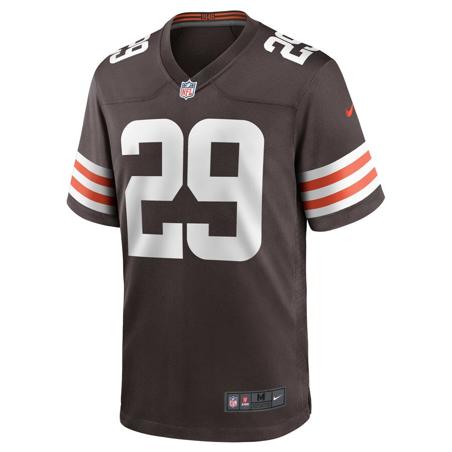 Cleveland Browns Sheldrickwine Brown Game Brown Football Jersey product image