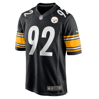 Pittsburgh Steelers Olasunkanmi Adeniyi Game Black Football Jersey product image