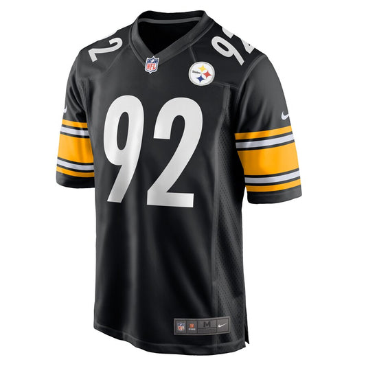 Pittsburgh Steelers Olasunkanmi Adeniyi Game Black Football Jersey product image