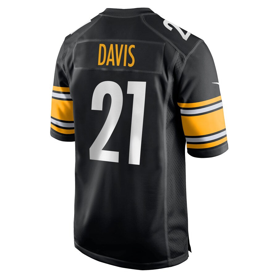Pittsburgh Steelers Sean Davis Team Game Black Football Jersey product image