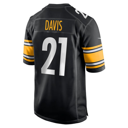 Pittsburgh Steelers Sean Davis Team Game Black Football Jersey product image