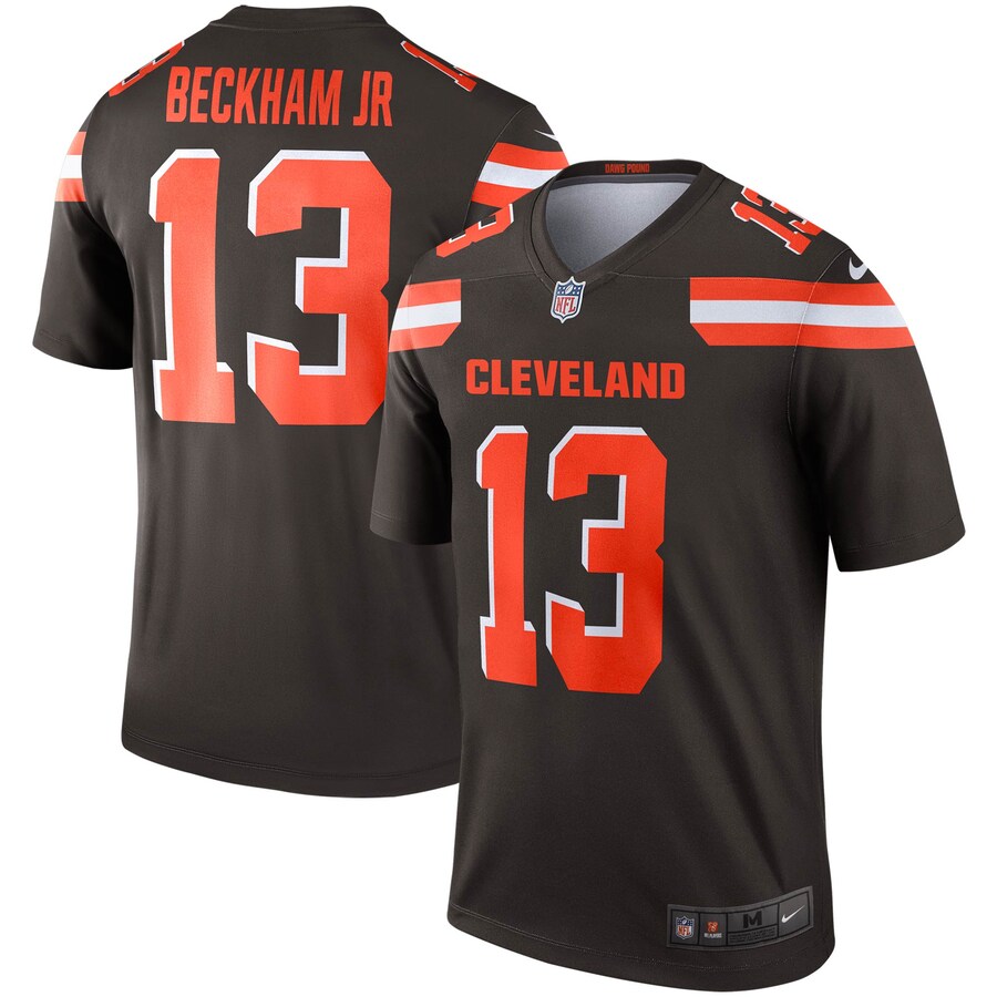 Cleveland Browns Odell Beckham Jr Brown Brown Football Jersey product image