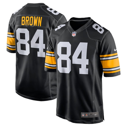 Pittsburgh Steelers Antonio Brown Alternate Game Black Football Jersey product image