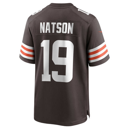 Cleveland Browns Jojo Natson Brown Game Brown Football Jersey product image