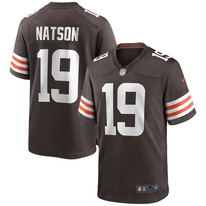 Cleveland Browns Jojo Natson Brown Game Brown Football Jersey product image