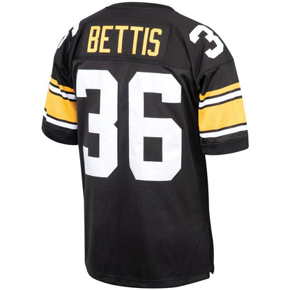 Pittsburgh Steelers Jerome Bettis 1996 Throwback Black Football Jersey product image