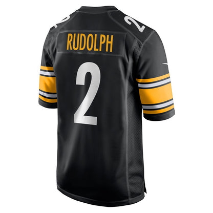 Pittsburgh Steelers Mason Rudolph Game Black Football Jersey product image