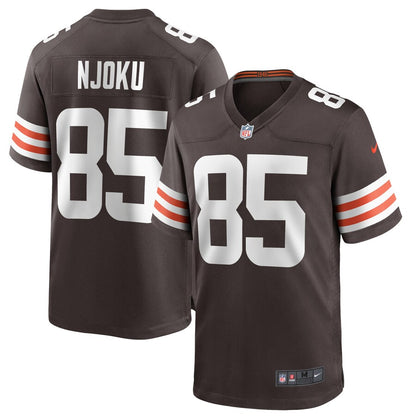 Cleveland Browns David Njoku Brown Game Brown Football Jersey product image
