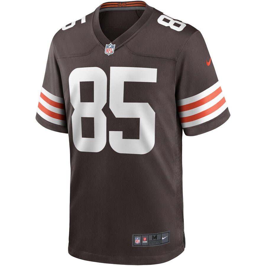 Cleveland Browns David Njoku Brown Game Brown Football Jersey product image