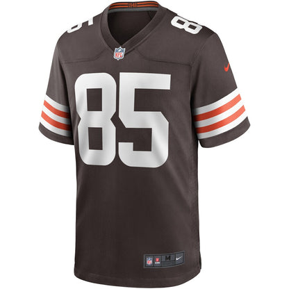 Cleveland Browns David Njoku Brown Game Brown Football Jersey product image