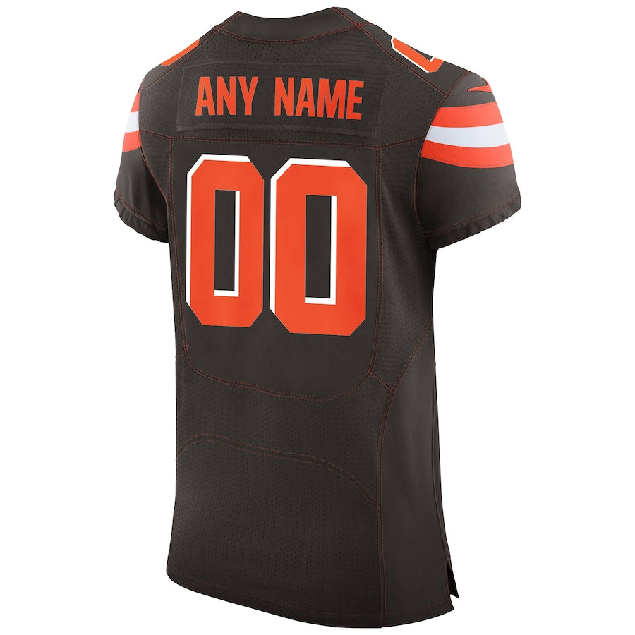 Cleveland Browns Brown Speed Machine Custom Brown Football Jersey product image
