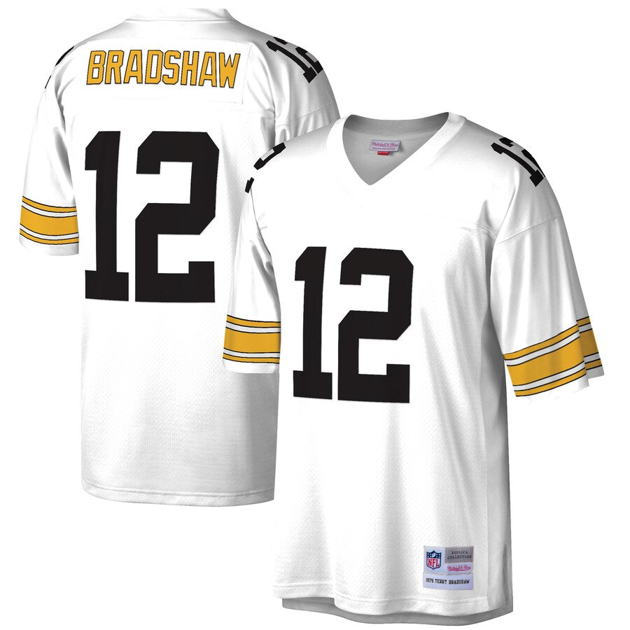 Pittsburgh Steelers Terry Bradshaw Legacy White Football Jersey product image