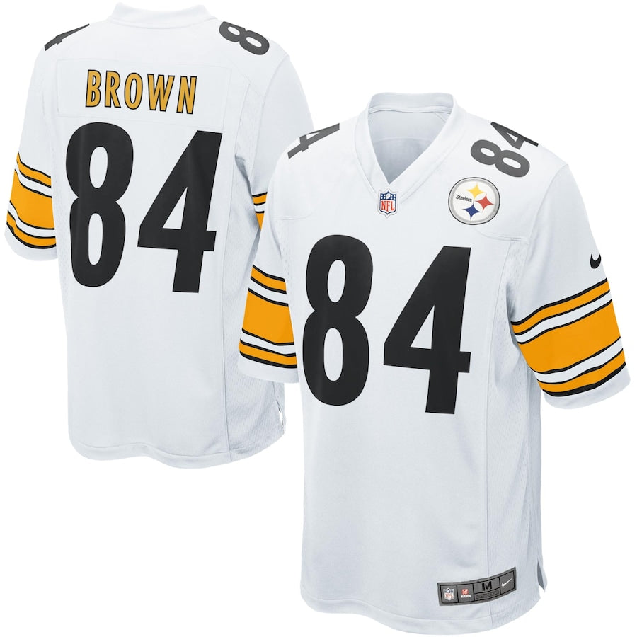 Pittsburgh Steelers Antonio Brown Game White Football Jersey product image