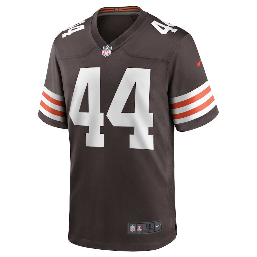 Cleveland Browns Sione Takitaki Brown Game Brown Football Jersey product image