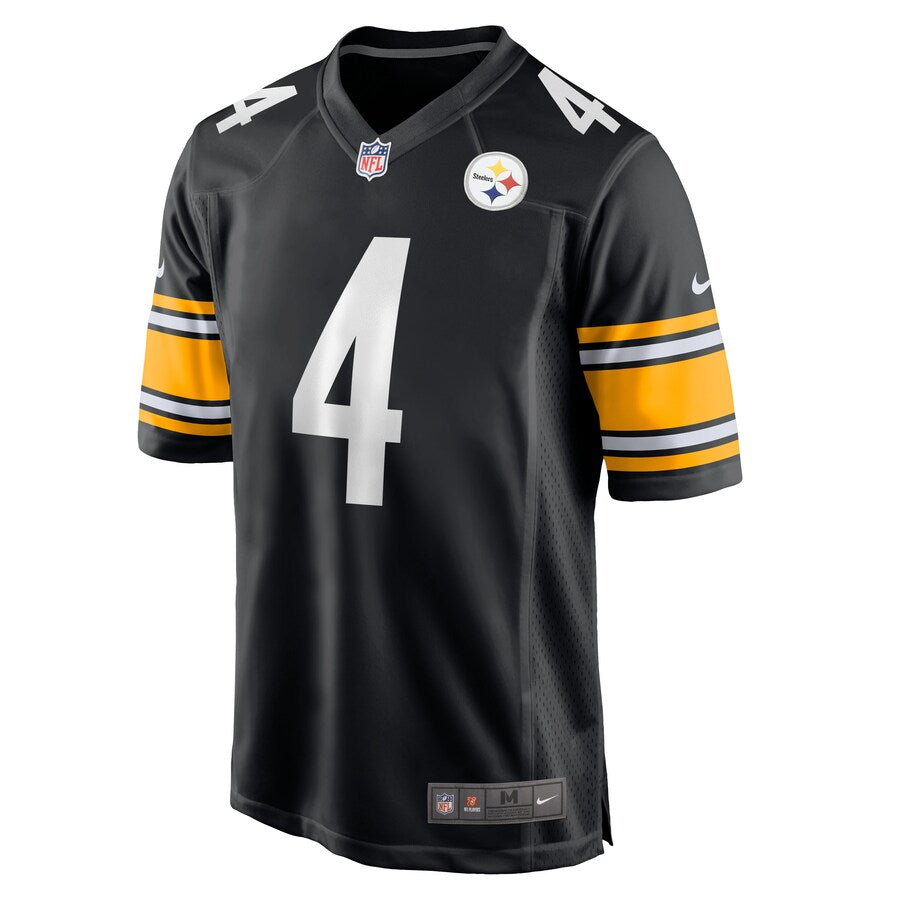 Pittsburgh Steelers Dustin Colquitt Team Game Black Football Jersey product image