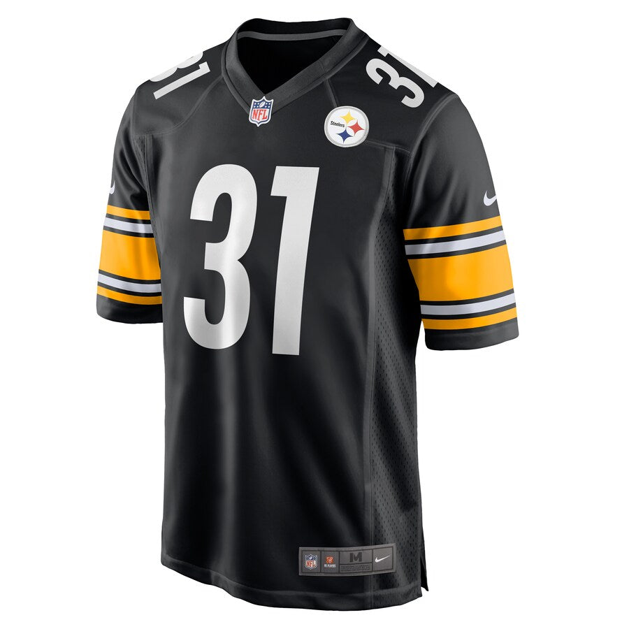 Pittsburgh Steelers Justin Layne Game Black Football Jersey product image