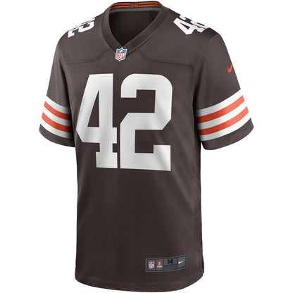 Cleveland Browns Karl Joseph Brown Game Brown Football Jersey product image