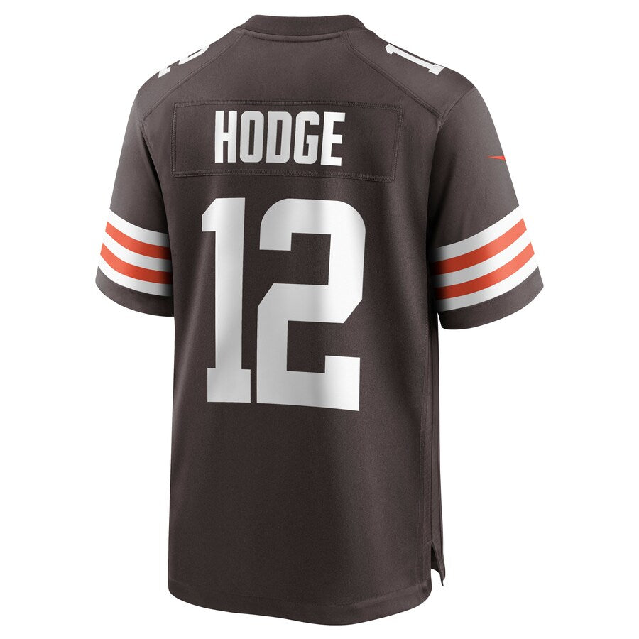 Cleveland Browns Khadarel Hodge Brown Game Brown Football Jersey product image