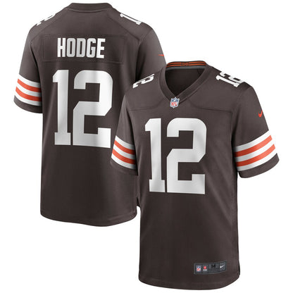 Cleveland Browns Khadarel Hodge Brown Game Brown Football Jersey product image