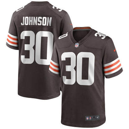 Cleveland Browns D'ernest Johnson Brown Game Brown Football Jersey product image