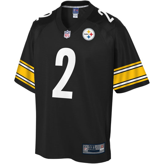 Pittsburgh Steelers Mason Rudolph Pro Line Big & Tall Black Football Jersey product image