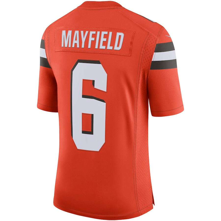 Cleveland Browns Baker Mayfield Limited Orange Football Jersey product image