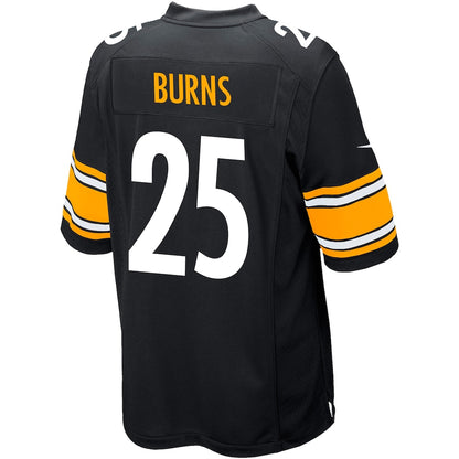 Pittsburgh Steelers Artie Burns Game Black Football Jersey product image