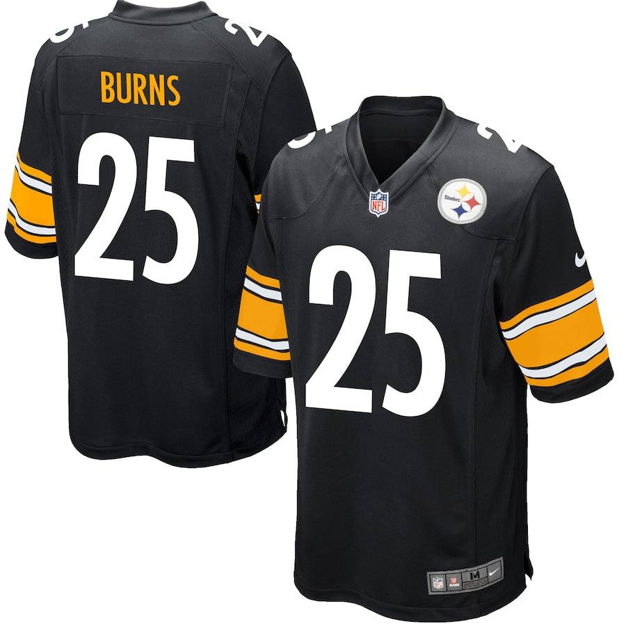 Pittsburgh Steelers Artie Burns Game Black Football Jersey product image