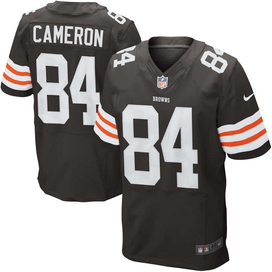 Cleveland Browns Historic Logo Jordan Cameron Brown Football Jersey product image
