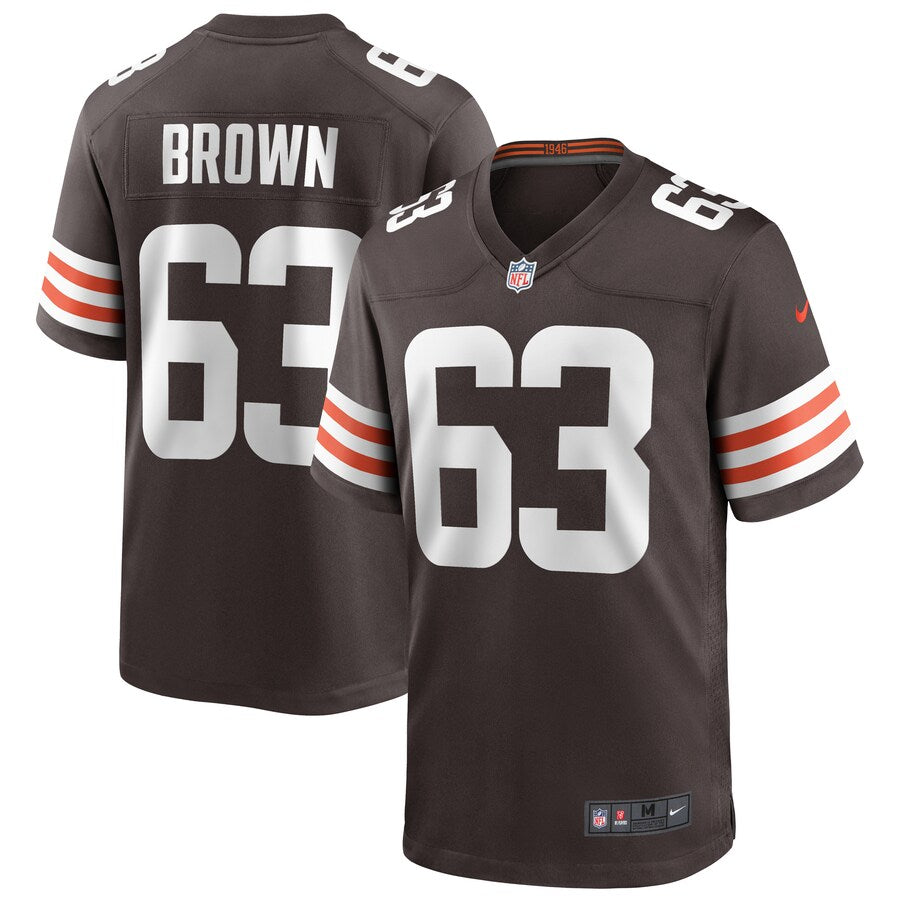 Cleveland Browns Evan Brown Brown Game Brown Football Jersey product image