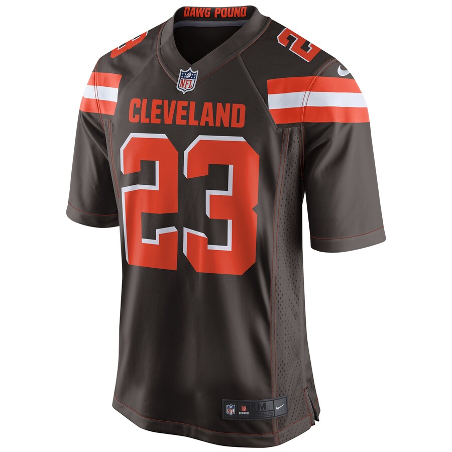 Cleveland Browns Joe Haden Brown Game Brown Football Jersey product image