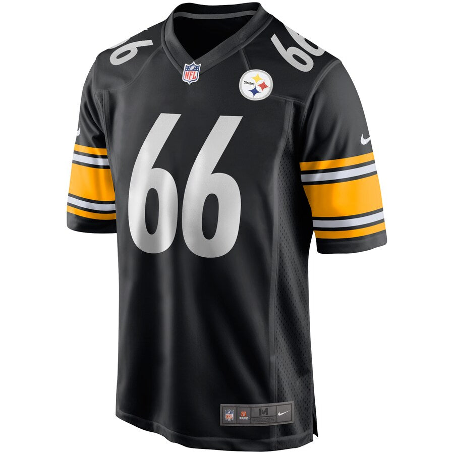 Pittsburgh Steelers Alan Faneca Game Black Football Jersey product image
