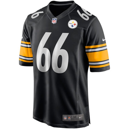 Pittsburgh Steelers Alan Faneca Game Black Football Jersey product image