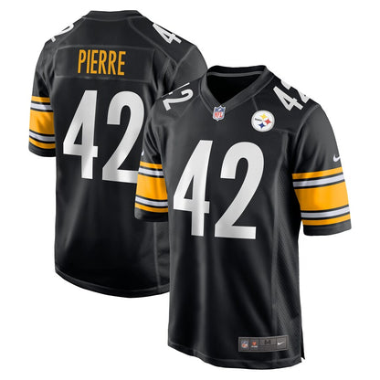 Pittsburgh Steelers James Pierre Team Game Black Football Jersey product image