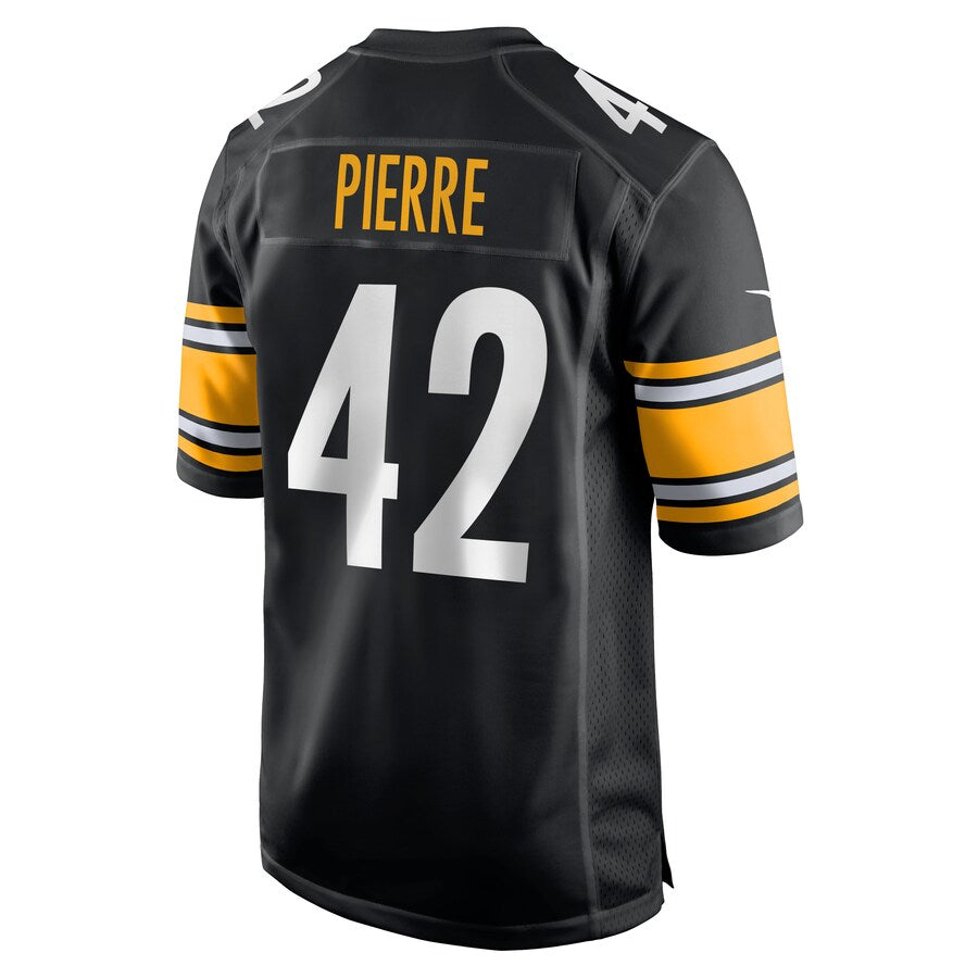 Pittsburgh Steelers James Pierre Team Game Black Football Jersey product image