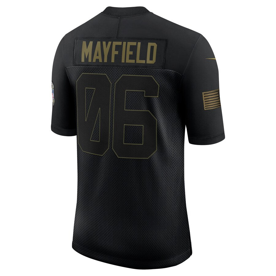 Cleveland Browns Baker Mayfield Limited Salute To Service Black Football Jersey product image
