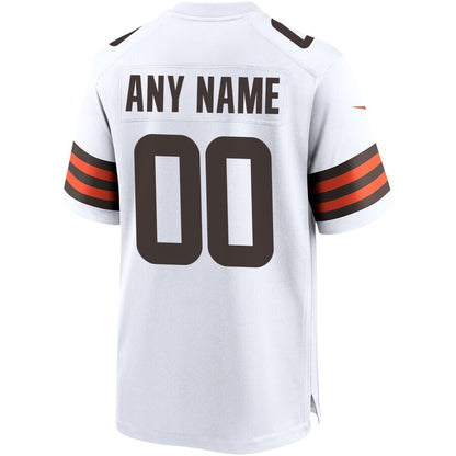 CLE White Custom Game Jersey rtj football 5987