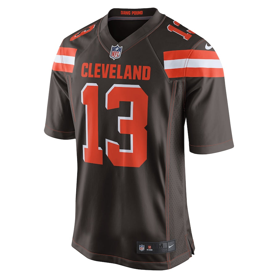 Cleveland Browns Odell Beckham Jr Brown Game Brown Football Jersey product image