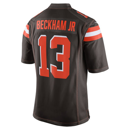 Cleveland Browns Odell Beckham Jr Brown Game Brown Football Jersey product image
