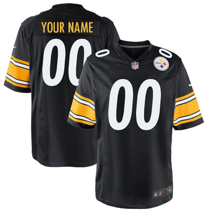 Pittsburgh Steelers Game Black Football Jersey product image