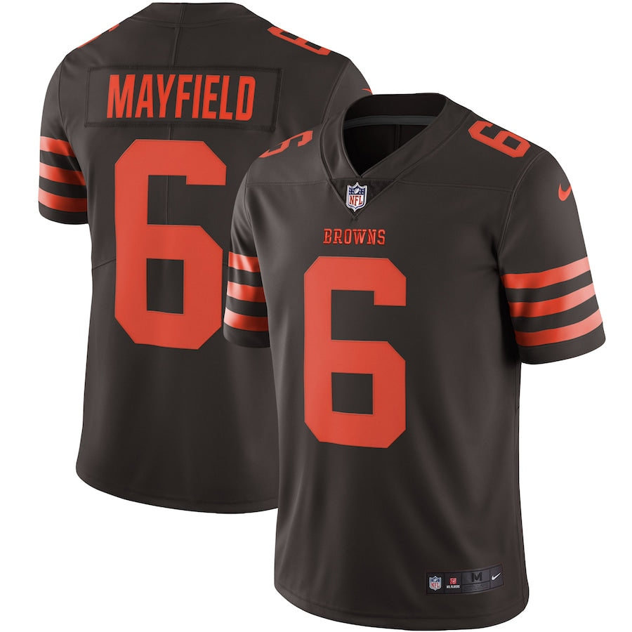 Cleveland Browns Baker Mayfield Brown Limited Brown Football Jersey product image