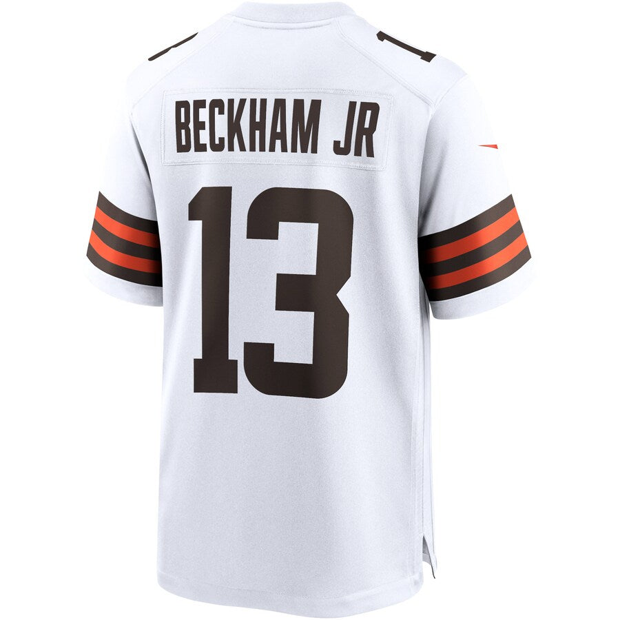 Cleveland Browns Odell Beckham Jr. Game White Football Jersey product image
