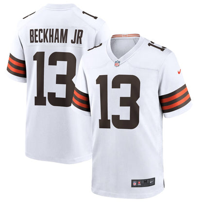 Cleveland Browns Odell Beckham Jr. Game White Football Jersey product image