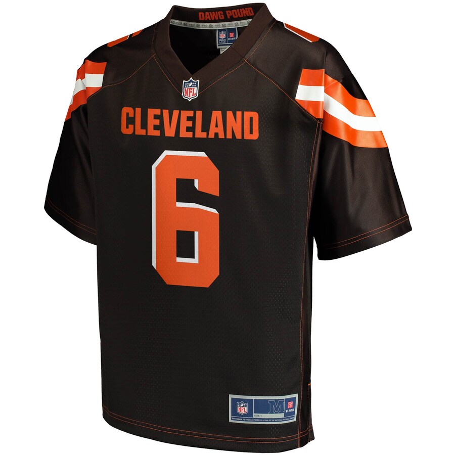 Cleveland Browns Baker Mayfield Pro Line Brown Football Jersey product image
