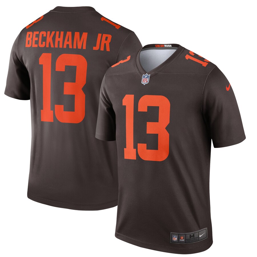 Cleveland Browns Odell Beckham Jr. Brown Alternate Brown Football Jersey product image