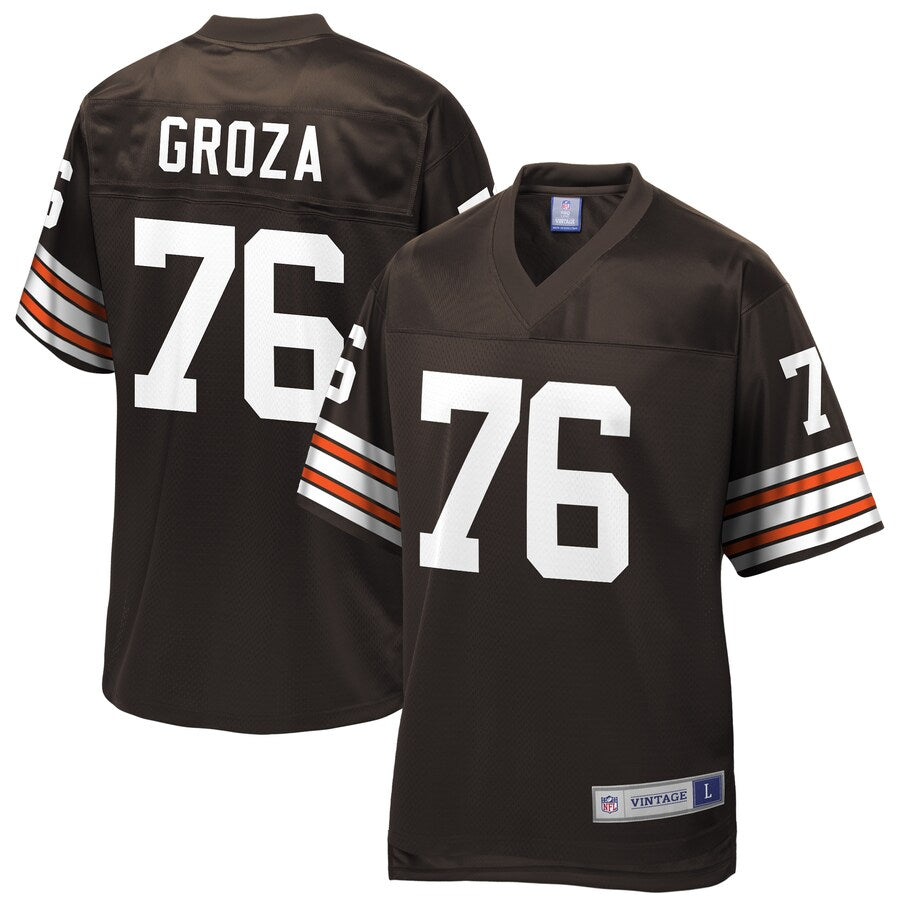 Cleveland Browns Lou Groza Pro Line Brown Football Jersey product image
