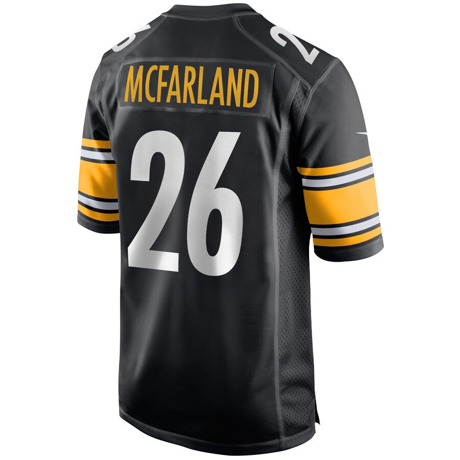 Pittsburgh Steelers Anthony Mcfarland Game Black Football Jersey product image