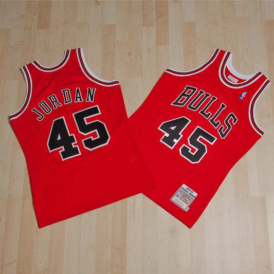 By Mitchell & Ness 1994-95 Mitchell & Ness Red Jersey product image